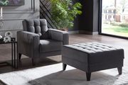 Gray urban modern style storage/sleeper chair by Istikbal additional picture 2