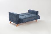 Contemporary stylish blue fabric loveseat by Istikbal additional picture 3