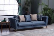 Blue/gray/beige modern quality sofa set additional photo 3 of 9