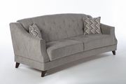 Contemporary diamond pattern gray fabric sofa by Istikbal additional picture 8