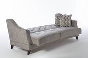 Contemporary diamond pattern gray fabric sofa by Istikbal additional picture 10