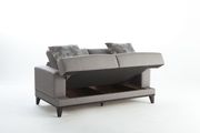 Contemporary light-gray city-style loveseat by Istikbal additional picture 2