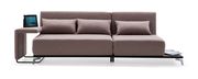 Stationary ultra-modern beige sofa bed w/ tables by J&M additional picture 3