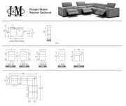 Light gray fabric exclusive motion sectional by J&M additional picture 6
