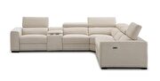 Sand fabric exclusive motion sectional additional photo 2 of 6