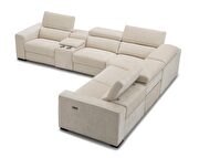 Sand fabric exclusive motion sectional additional photo 3 of 6