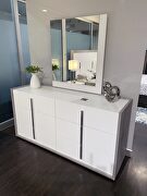 Contemporary white / gray dresser by J&M additional picture 2