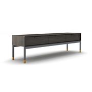 Ultra-contemporary solid wood tv unit w/ 3 drawers by J&M additional picture 2
