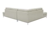 Modern stitched leather sectional with storage in s. gray by J&M additional picture 7