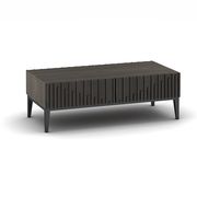 Dark oak contemporary solid wood coffee table by J&M additional picture 6