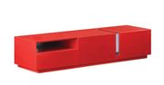 Modern high-gloss TV Stand in red lacquer by J&M additional picture 2