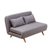 Premium sofa bed in beige fabric additional photo 2 of 3