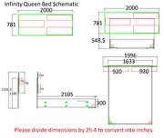 Premium stylish king bed w/ ultra contemporary sleek design by J&M additional picture 9