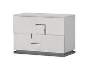Premium nightstand in ultra contemporary sleek design by J&M additional picture 3