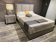 Contemporary design gray bed by J&M additional picture 5