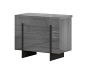 Contemporary design gray king size bed by J&M additional picture 6