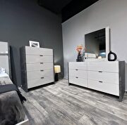 Gray contemporary stylish dresser by J&M additional picture 2