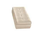 Italian beige leather tufted sectional sofa by J&M additional picture 4