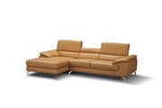 Modern leather sectional sofa w/ adjustable headrests additional photo 4 of 3