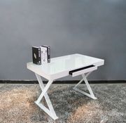 White high-gloss office desk by J&M additional picture 2