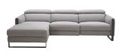 Modern gray fabric power recliner sectional sofa by J&M additional picture 4