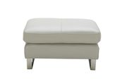 Light gray contemporary leather sofa by J&M additional picture 7