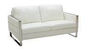 Light gray contemporary leather sofa by J&M additional picture 9