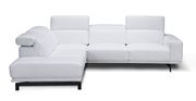 Modern snow white eather sectional by J&M additional picture 3