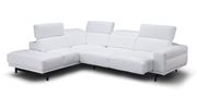 Modern snow white eather sectional by J&M additional picture 5