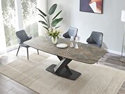 Luxurious ceramic top dining table by J&M additional picture 4