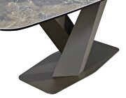 Luxurious ceramic top dining table by J&M additional picture 8