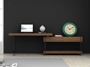 Walnut/glass contemporary office/computer desk by J&M additional picture 10