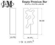 White high-gloss curio/bar/display by J&M additional picture 3