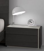 Modern wenge finish profile bed in minimalistic style additional photo 4 of 3