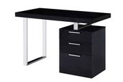 Black glossy finish modern computer/office desk by J&M additional picture 3