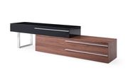 Modern TV/Entertainment unit in black/walnut by J&M additional picture 3