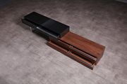 Modern TV/Entertainment unit in black/walnut by J&M additional picture 5