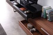 Modern TV/Entertainment unit in black/walnut by J&M additional picture 6