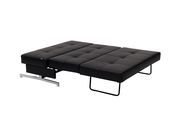 Contemporary sleeper sofa bed loveseat in black by J&M additional picture 5