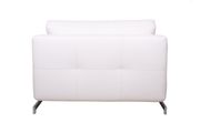 Contemporary sleeper sofa bed loveseat in white by J&M additional picture 3