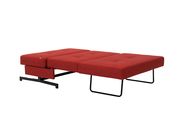 Contemporary sleeper sofa bed loveseat in red by J&M additional picture 3