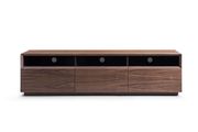 Warm walnut veneer contemporary TV Stand by J&M additional picture 7