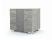 Italian-made modern gray finish bed set by J&M additional picture 7