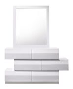 White lacquer high-gloss king size set by J&M additional picture 4