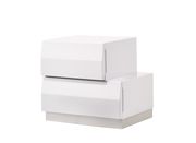 White lacquer nightstand by J&M additional picture 2