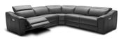 Premium Italian leather motion sectional sofa by J&M additional picture 4