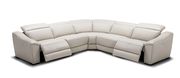 Premium Italian leather motion sectional sofa by J&M additional picture 2