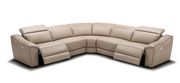 Premium Italian leather motion sectional sofa by J&M additional picture 3