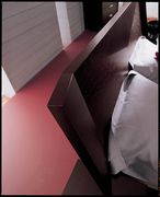 Modern dark brown platform bed by J&M additional picture 2