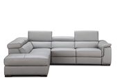 Power recliner gray premium leather sectional by J&M additional picture 5